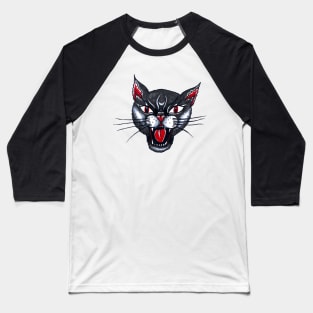 Cat Head Baseball T-Shirt